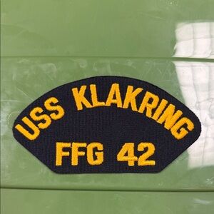 USS Klakring FFG 42 embroidered naval Patch